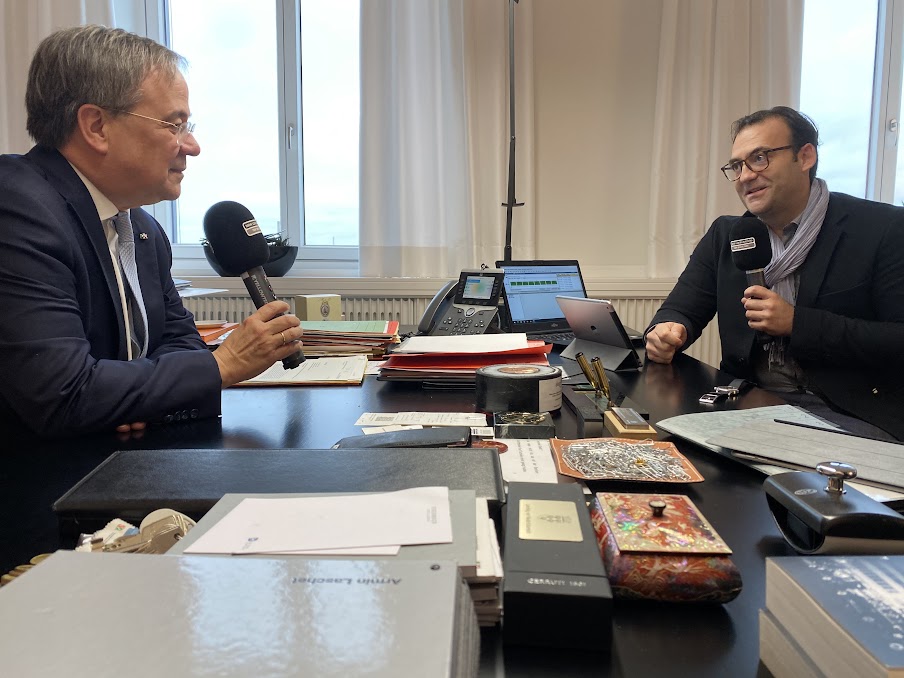 José Narciandi im Interview mit Armin Laschet